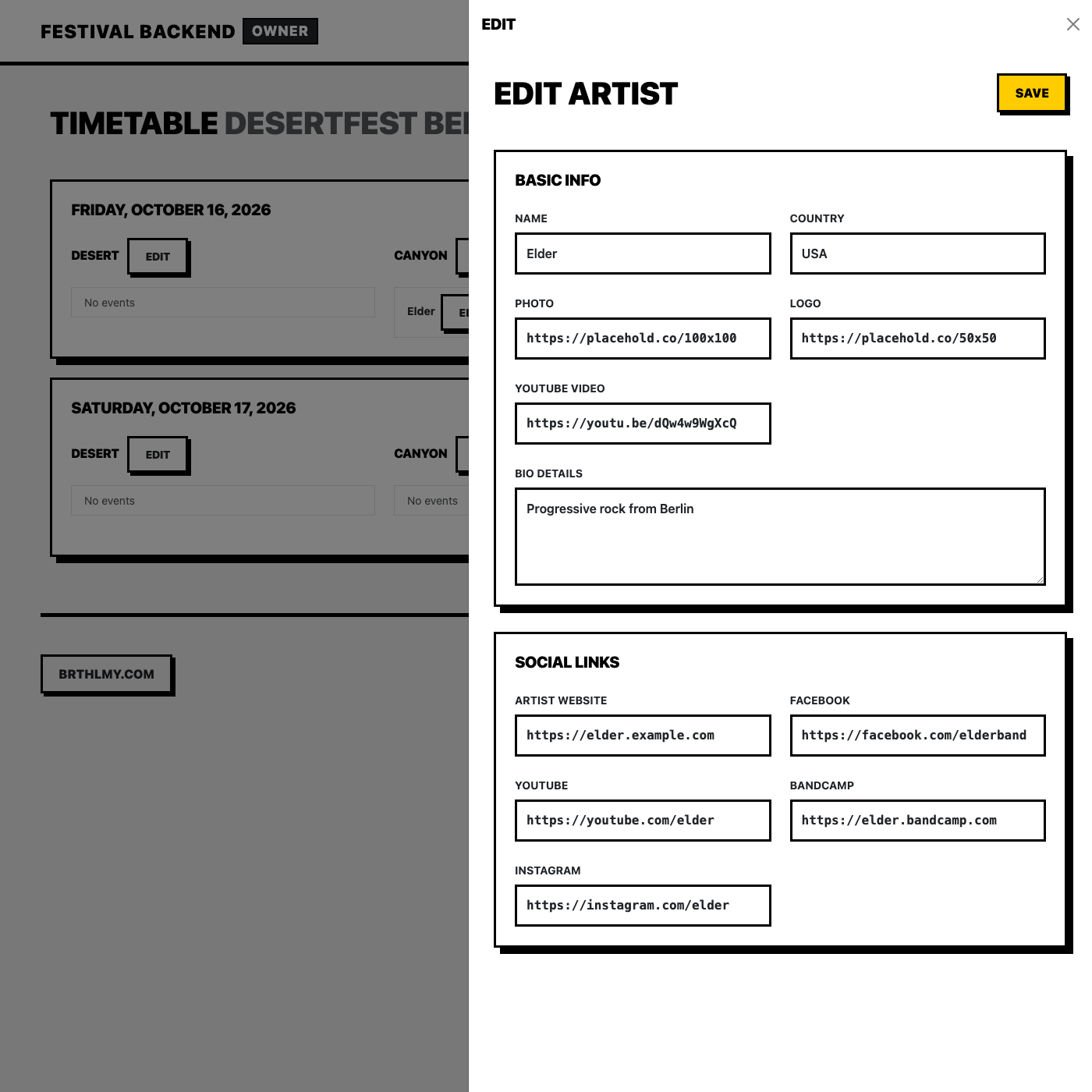 Live Timetable Management